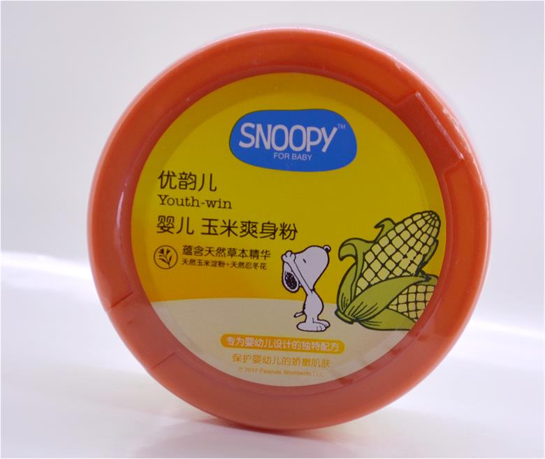 嬰兒玉米爽身粉正面